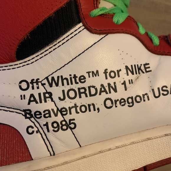 Off white x jordan 1 - Picture 5 of 6